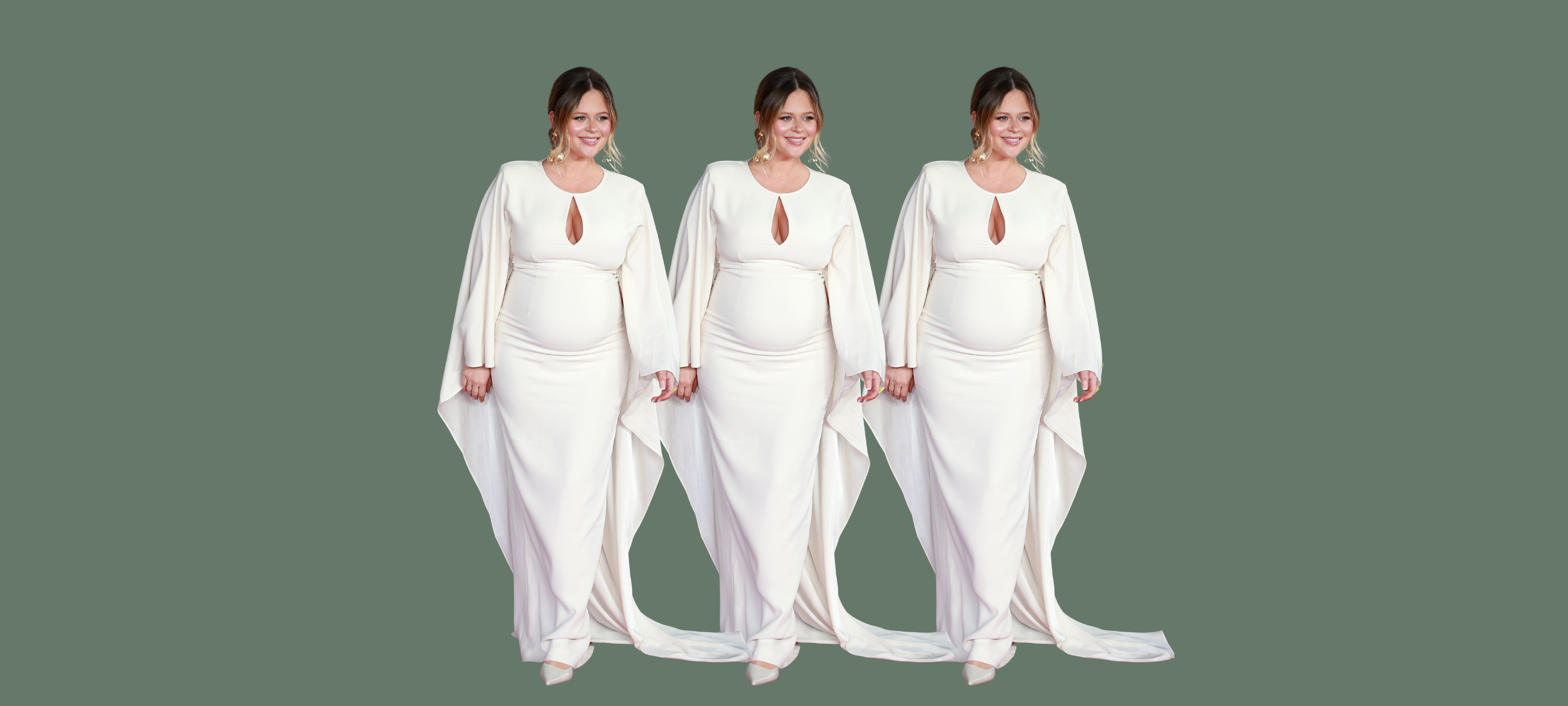 emily atack pregnancy style