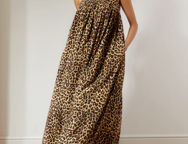 Albaray Animal Print Strappy Midi Dress 1