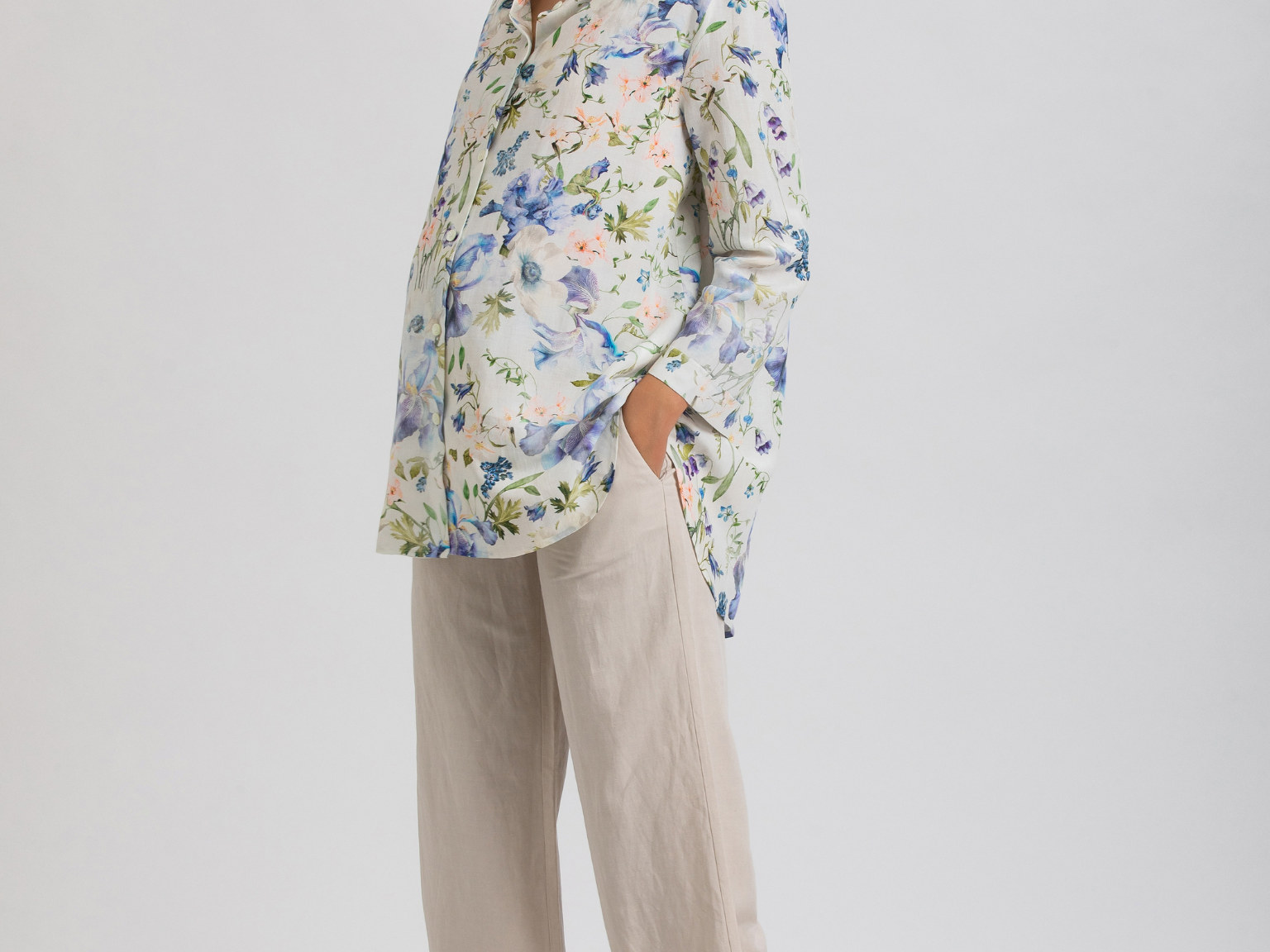 Pietro Brunelli Maternity Joseph Trousers in Desert 1