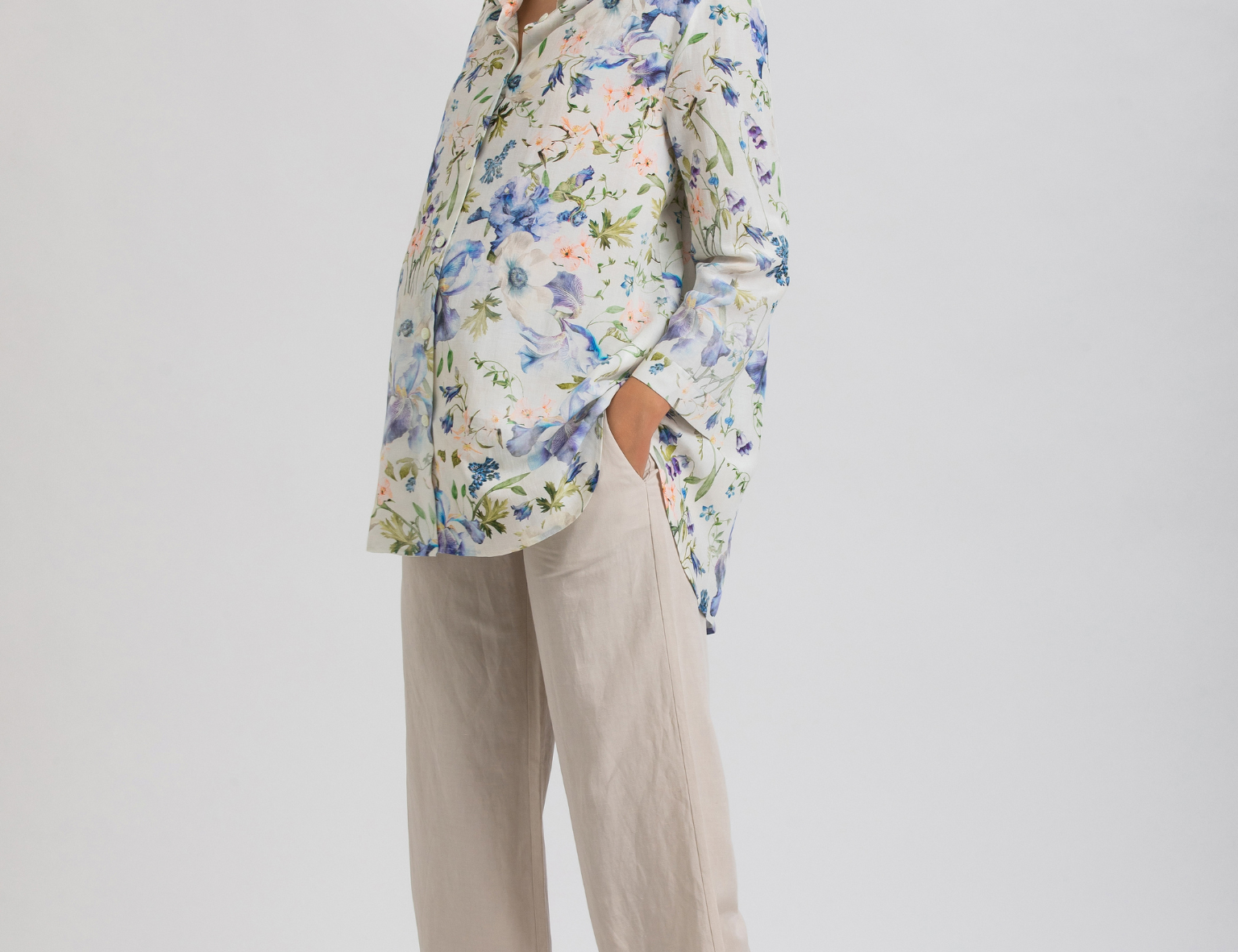 Pietro Brunelli Maternity Joseph Trousers in Desert 1