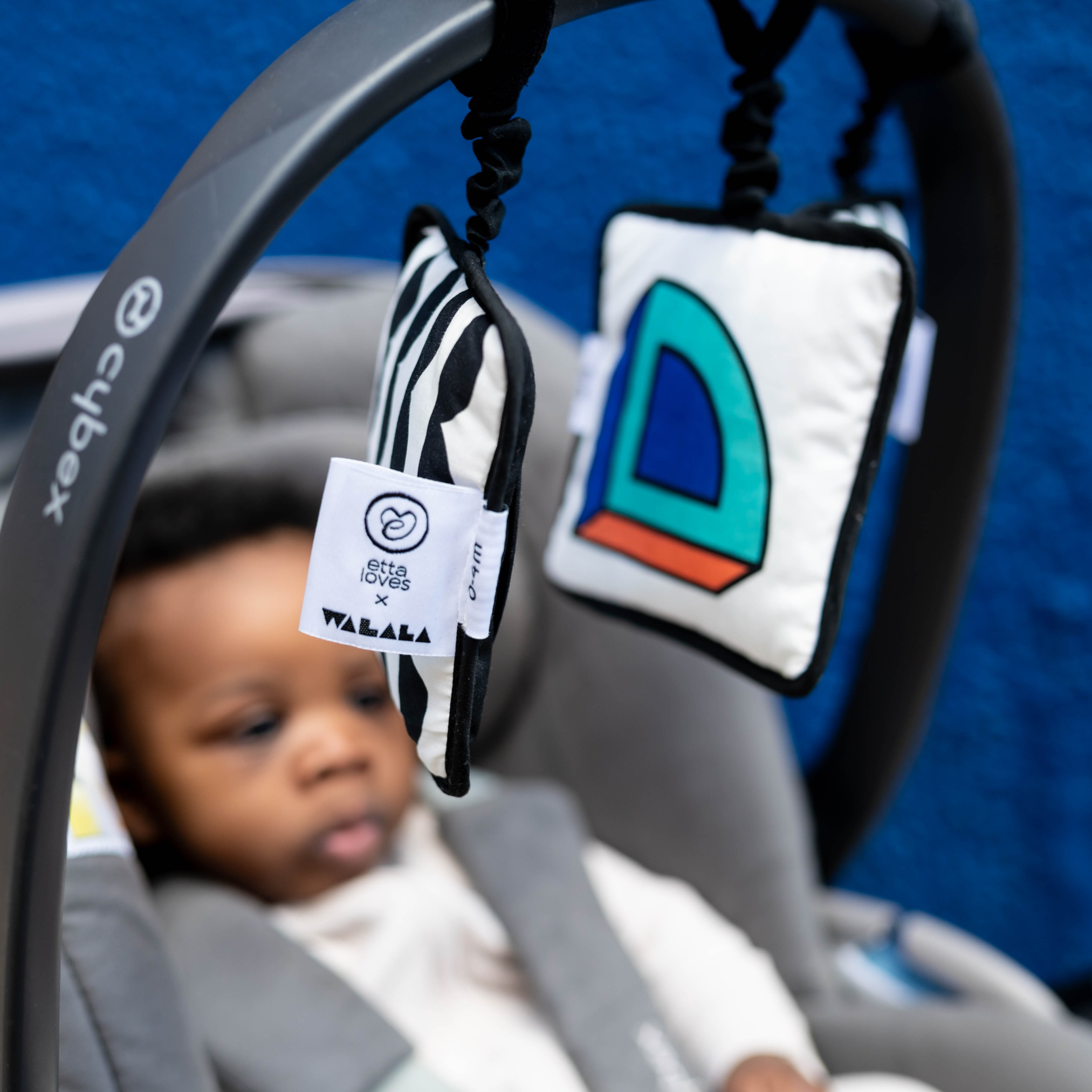 Etta Loves ETTA LOVES X WALALA STUDIO SENSORY HANGING SQUARES - For Babies' First Year 4