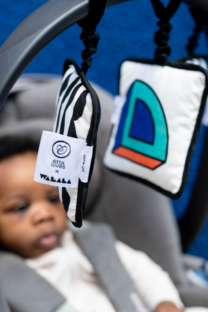 Etta Loves ETTA LOVES X WALALA STUDIO SENSORY HANGING SQUARES - For Babies' First Year 4