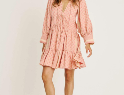 Summery Copenhagen Palma Short Dress Terra Cotta 1