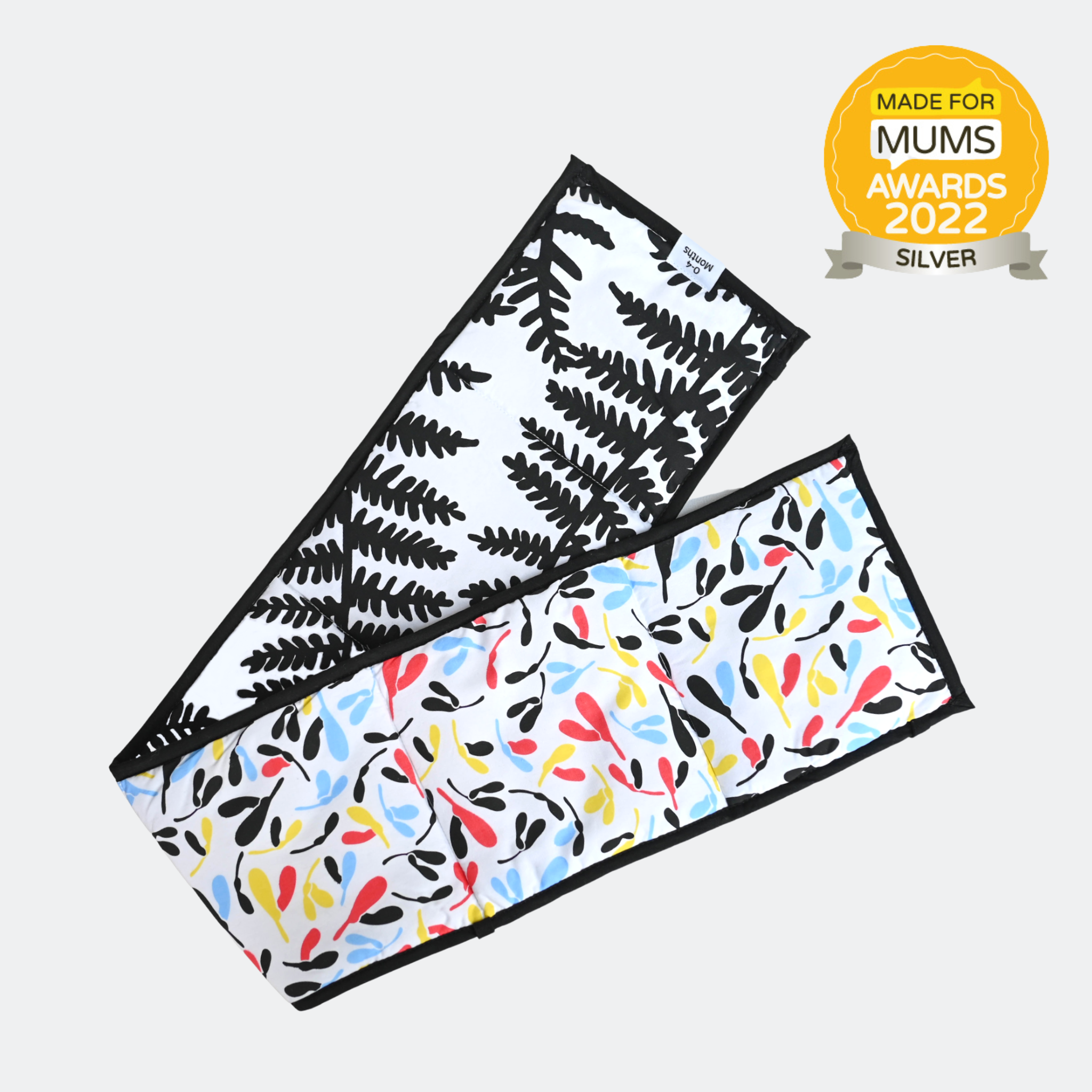 Etta Loves PLANT PRINT SENSORY STRIP - Reversible Newborn to 4 Months and 5+ Months 3