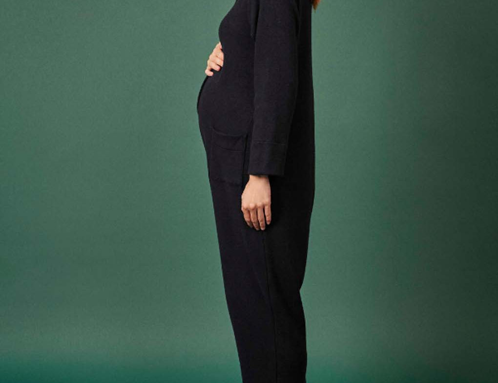 Clary & Peg Dash Jumpsuit in Melange Knit Jersey 1