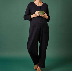 Clary & Peg Dash Jumpsuit in Melange Knit Jersey 2