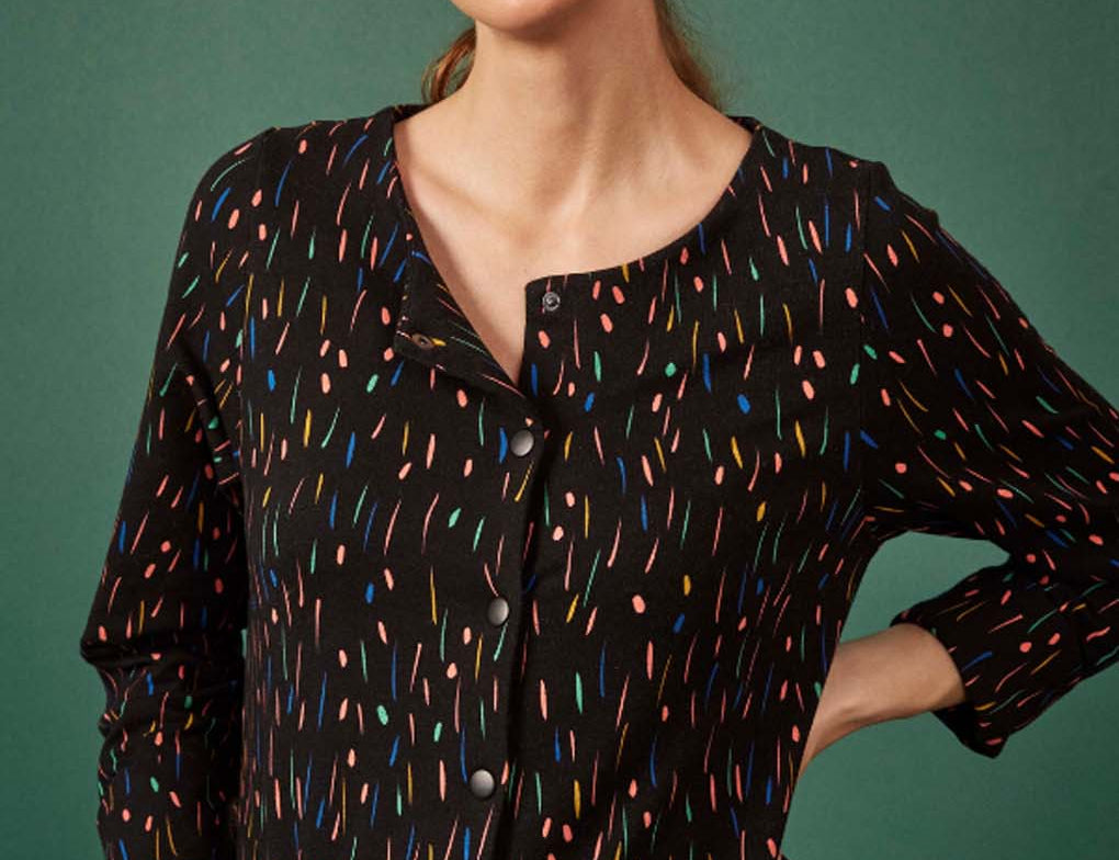 Clary & Peg Dash Jumpsuit in Abstract Print 2