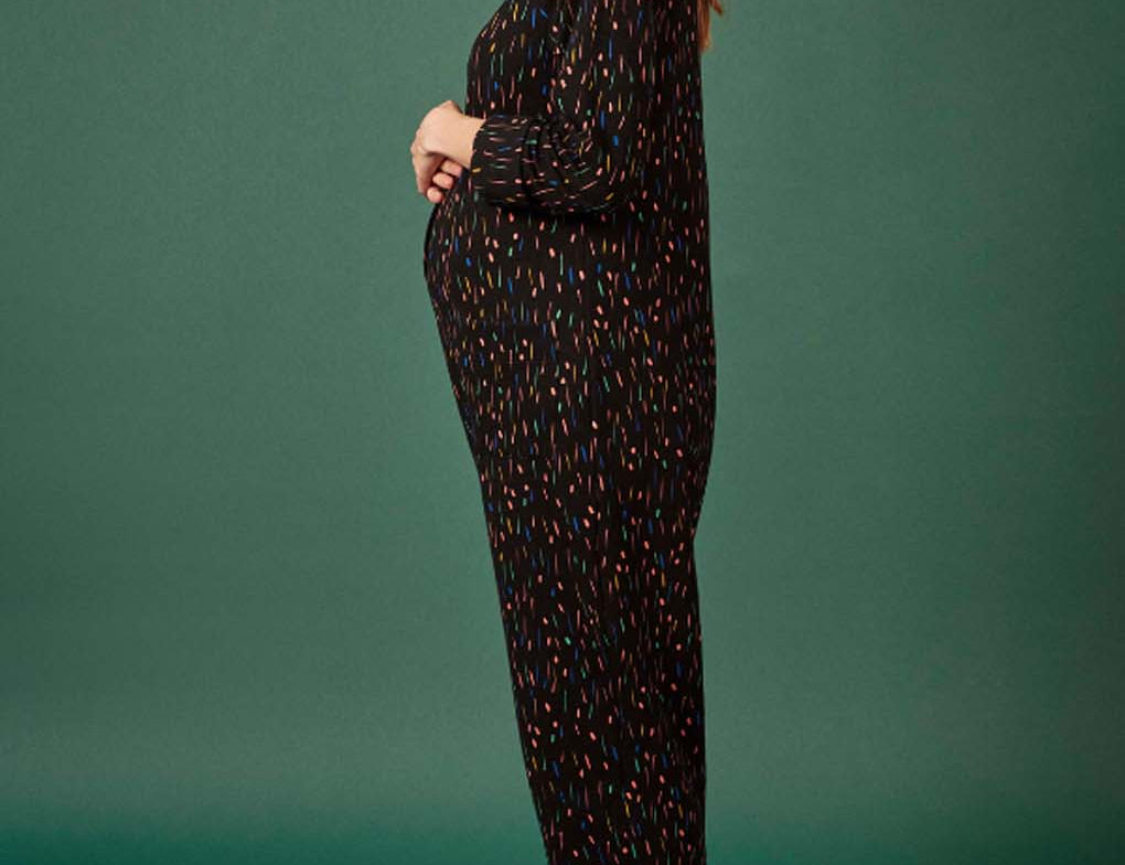 Clary & Peg Dash Jumpsuit in Abstract Print 1