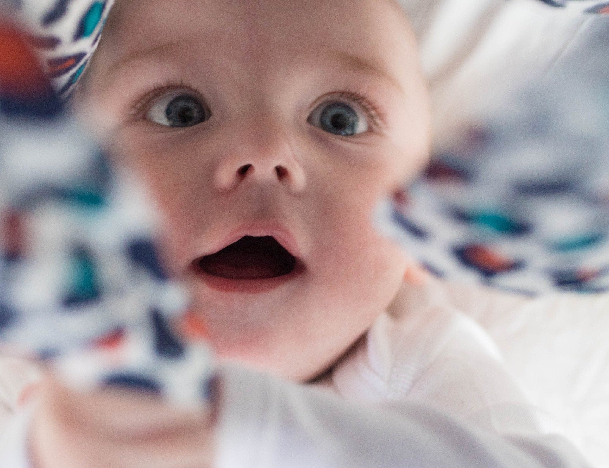 Etta Loves XL ORANGE LEOPARD MUSLIN - For 5+ Month Old Babies 1
