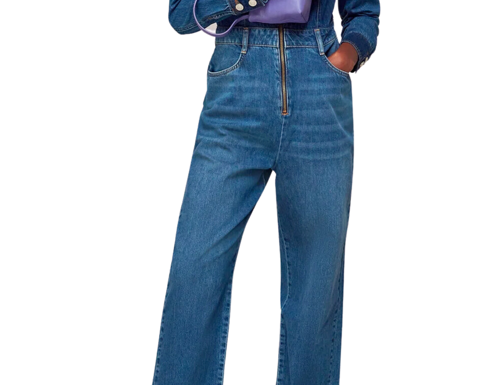 Whistles Elliot Patchwork Boilersuit 1