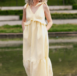Bump & Milk Sienna Dress - Yellow 5