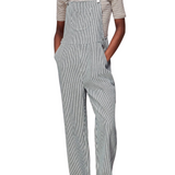 Whistles Imperfect Leni Stripe Dungaree – Colour Bleed (M) 1