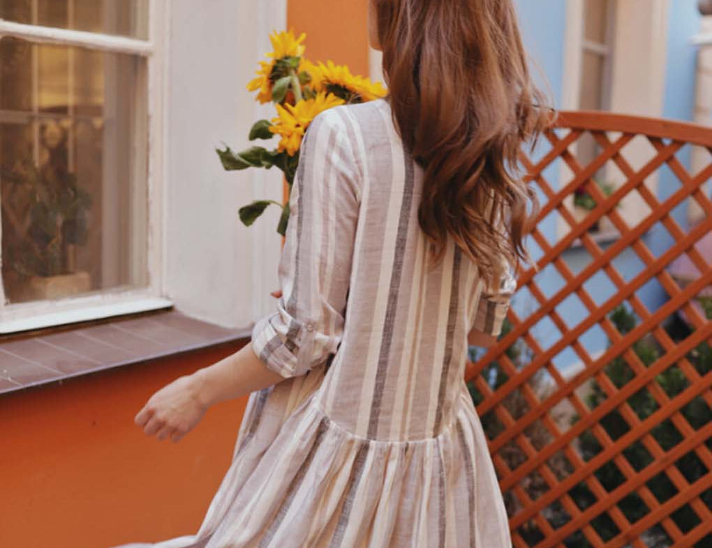 Bump & Milk Roma Long Sleeve Breastfeeding Dress 2