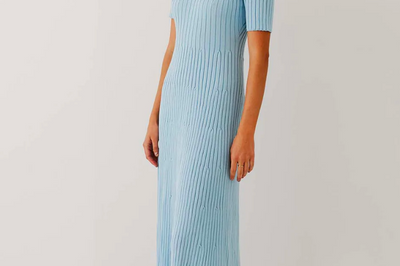 Jillian Boustred Spencer Dress - Light Blue 5