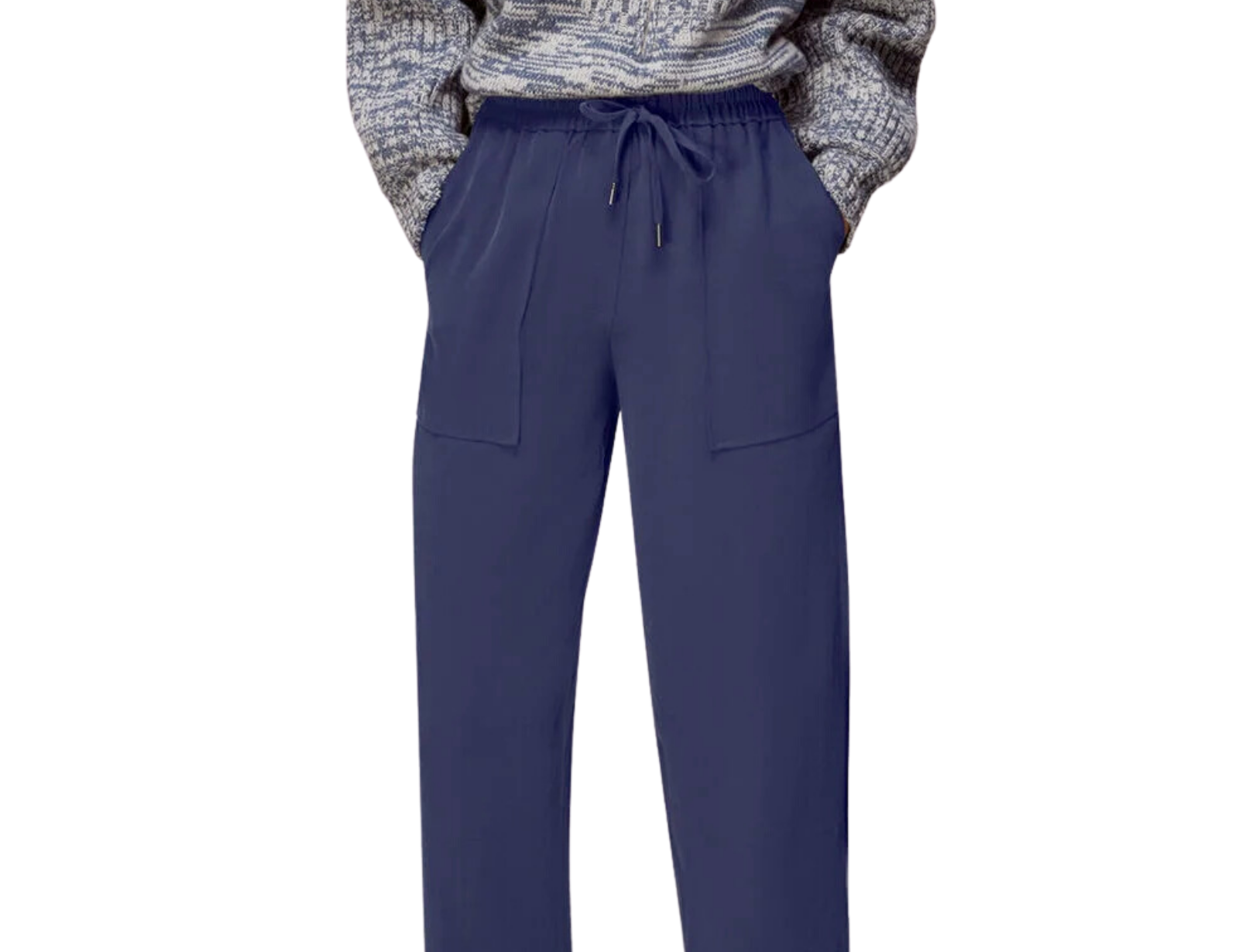 Whistles Madison Trousers - Navy 1