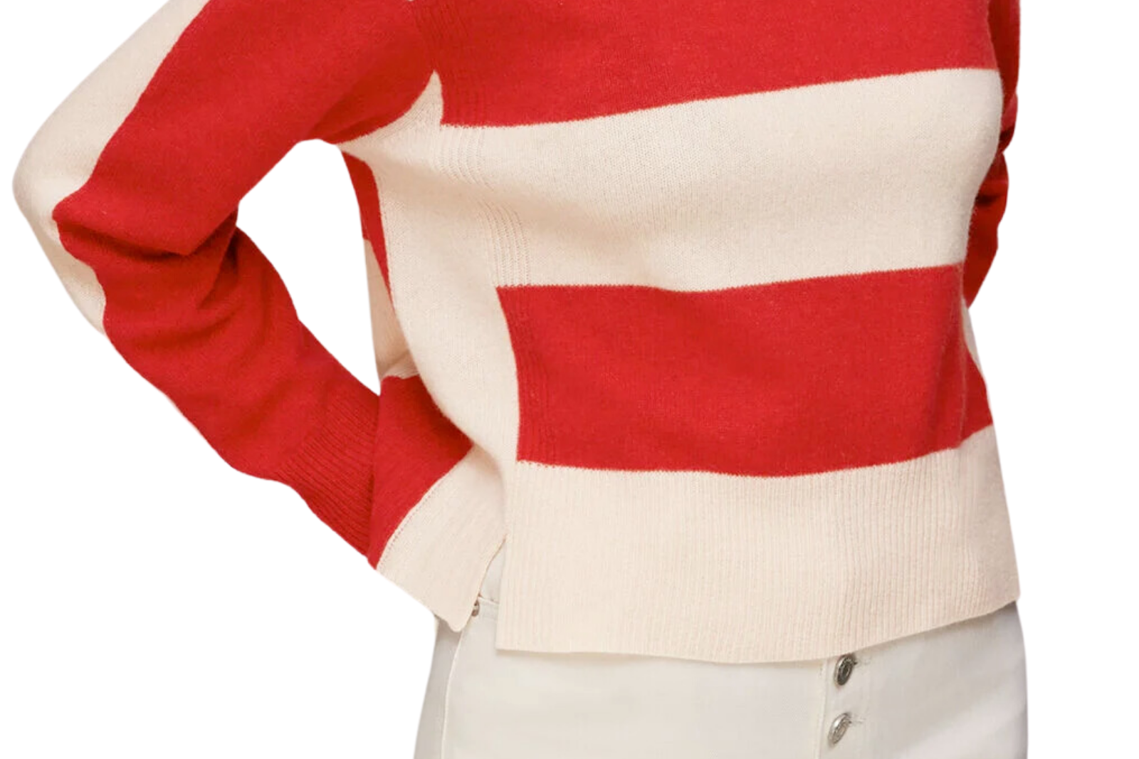 Whistles Colour Block Wool Jumper 4
