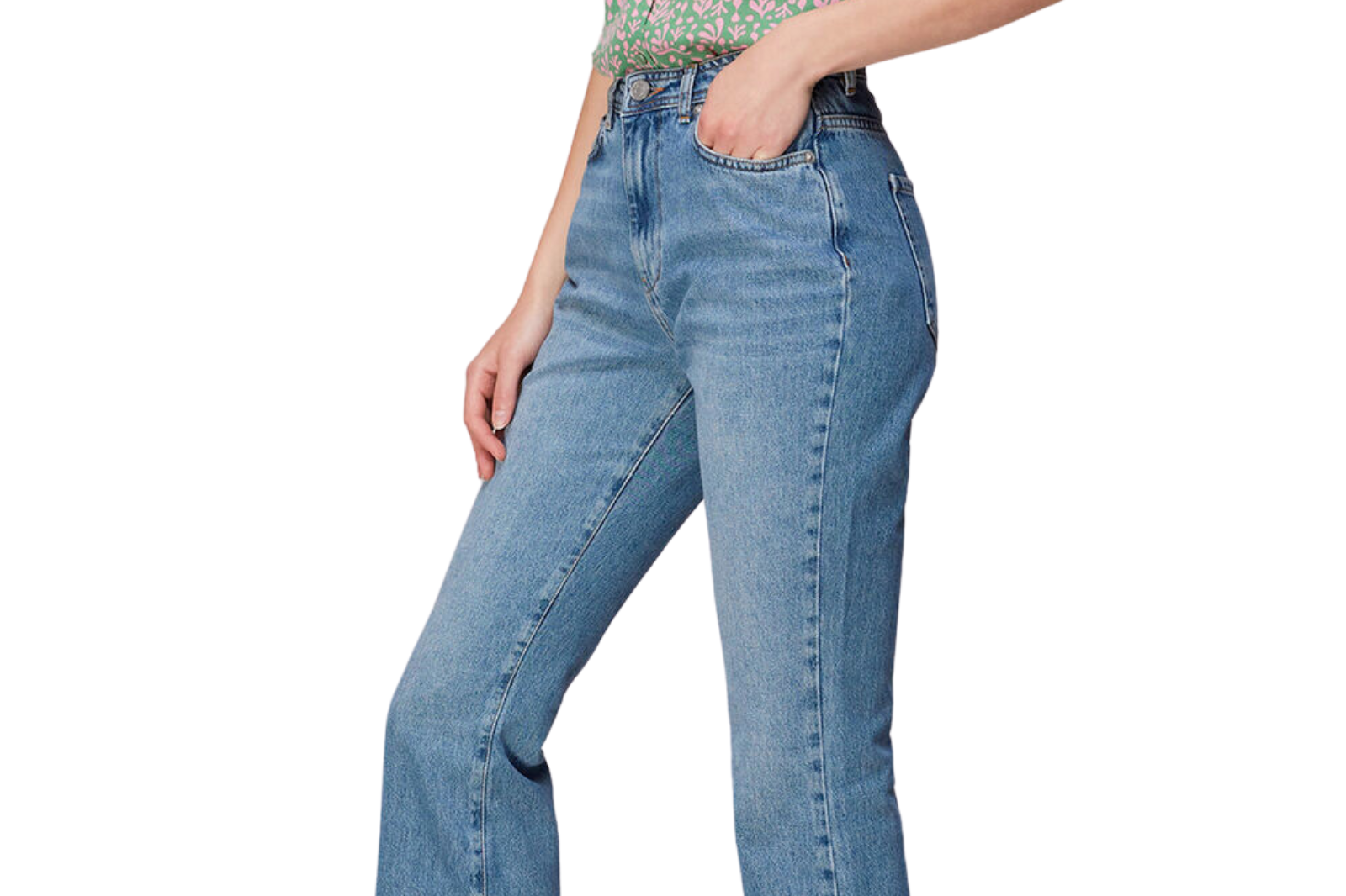 Whistles Cut Out Leaf Frill Blouse 1