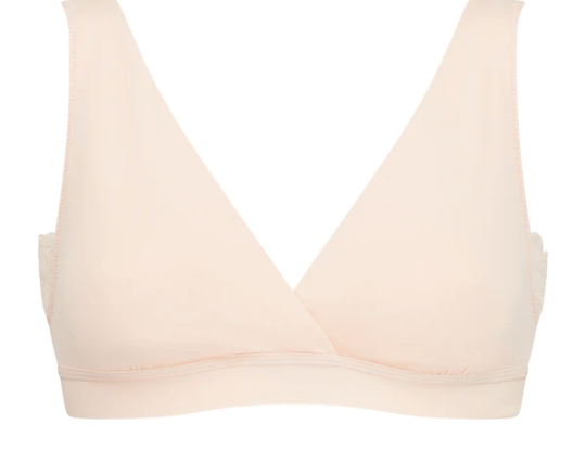 Six Studio Florence Jersey Nursing Crop Top - Shell 1