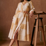 Sezane Matissa Dress Beige 4