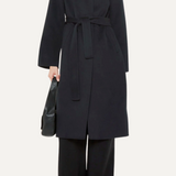 Whistles Nell Belted Doubled Faced Coat - Black 1