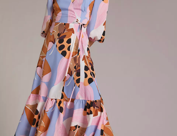 Anthropologie Bloom Wrap Dress 1