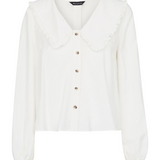 Whistles Oversized Collar Detail Top 3