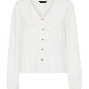 Whistles Oversized Collar Detail Top 3