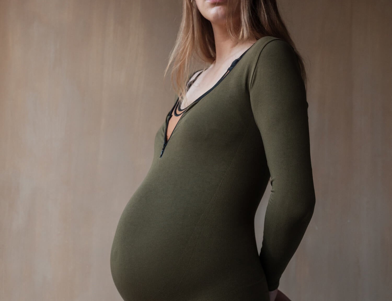 Jorgen House Maternity wear Long Sleeve Bodysuit 2