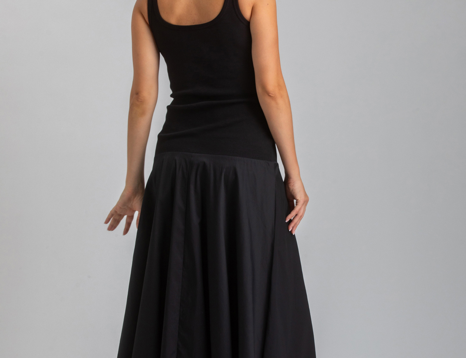 Pietro Brunelli Maternity Mirabelle Dress in Black 2