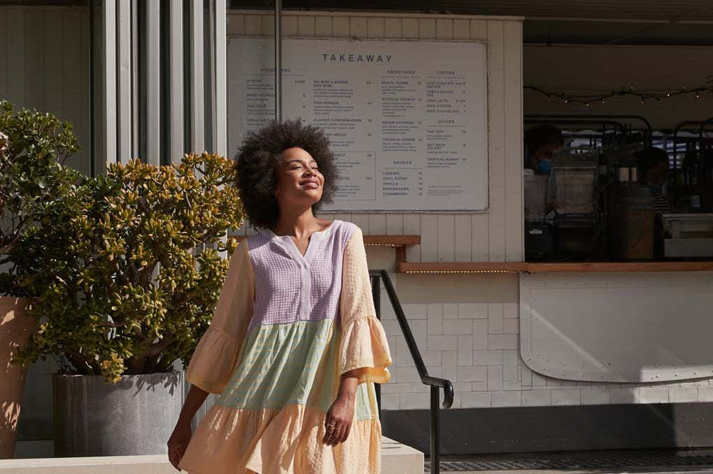 Summery Copenhagen Kenya Dress Smokey Grape 2