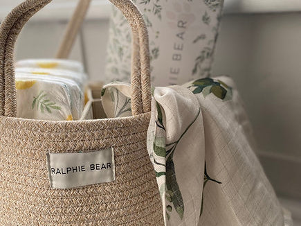 Ralphie Bear Nappy Caddy Basket 3