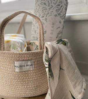 Ralphie Bear Nappy Caddy Basket 3