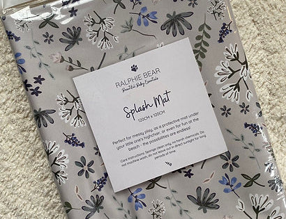 Ralphie Bear Wildflower Splash Mat 1
