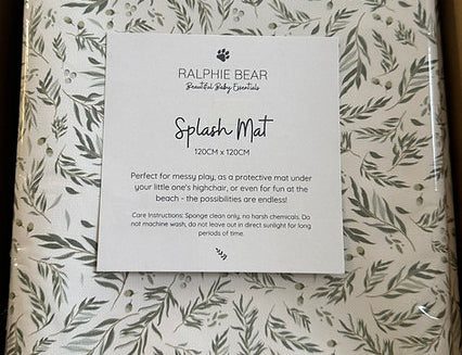 Ralphie Bear Willow Splash Mat 1