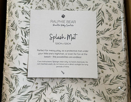 Ralphie Bear Willow Splash Mat 1