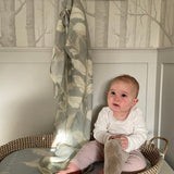 Ralphie Bear Large Swaddle Muslin - Pampas 6