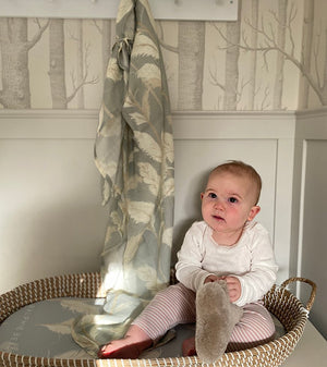 Ralphie Bear Large Swaddle Muslin - Pampas 6