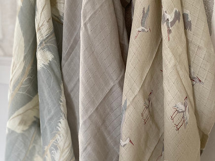 Ralphie Bear Set of 3 Muslins - Lakes Collection 5