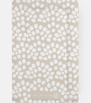Ralphie Bear Scallop Table Changing Mat 1