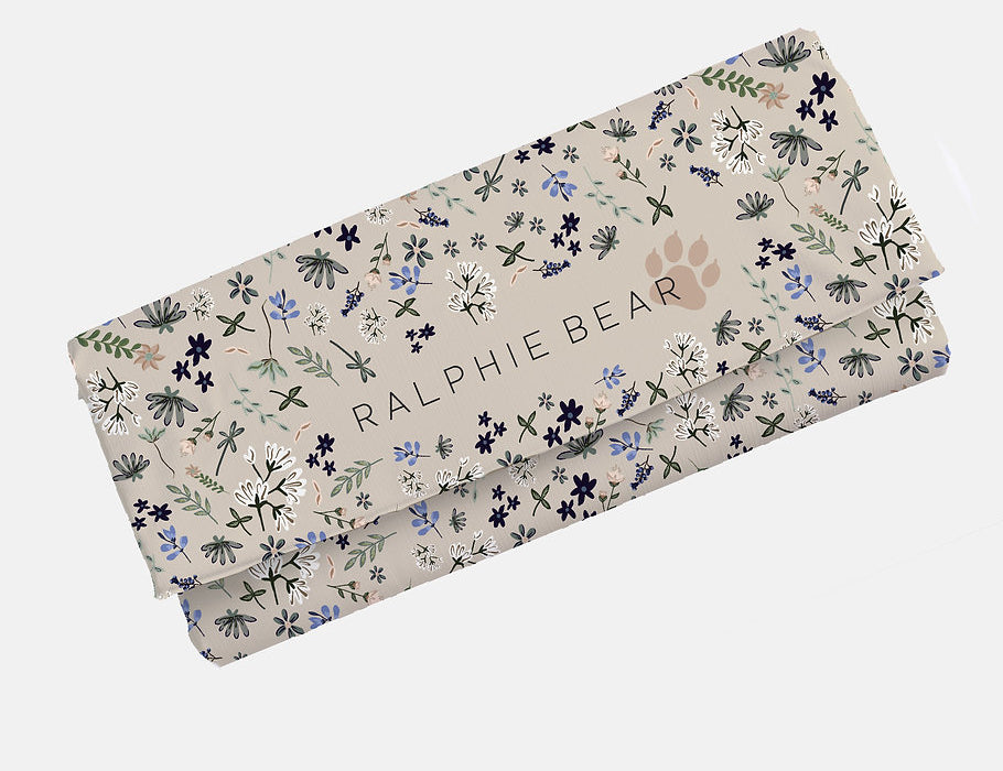 Ralphie Bear Wildflower Travel Changing Mat 1