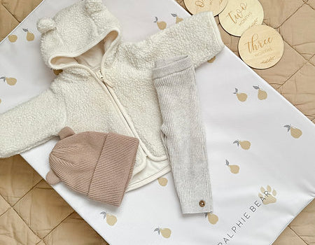 Ralphie Bear Pears Anti-Roll Wedge Baby Changing Mat 3