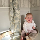 Ralphie Bear Large Swaddle Muslin - Pampas 3