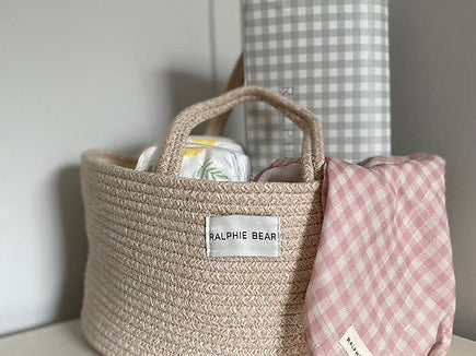 Ralphie Bear Nappy Caddy Basket 2