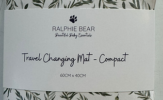 Ralphie Bear Willow Baby Changing Compact Travel Mat 3