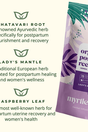 Myrtle and Maude Organic Postpartum Recovery Tea 2