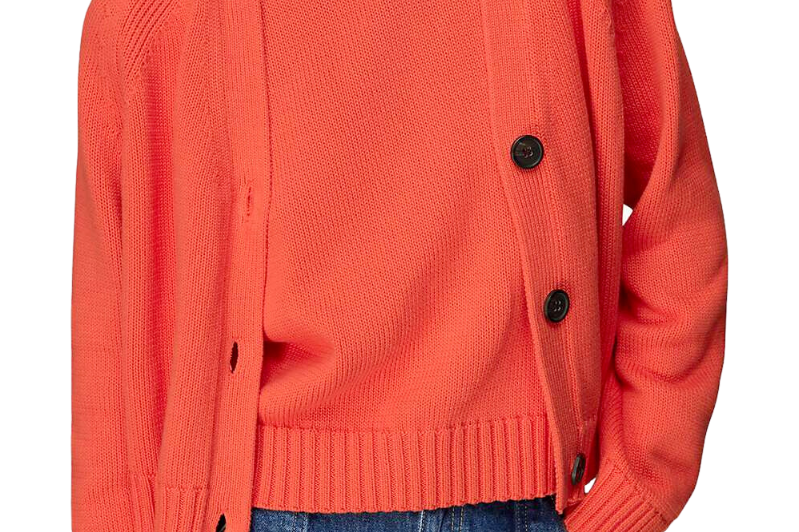 Whistles Karine Rib Detail Cardigan 3