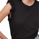 Whistles Frill Cap Sleeve T-Shirt 4