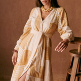 Sezane Matissa Dress Beige 1