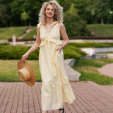 Bump & Milk Sienna Dress - Yellow 4