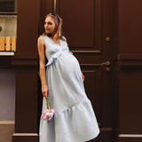 Bump & Milk Sienna Dress - Blue 4